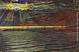 Fishingboats by Moonlight by William Holman Hunt